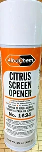 AlbaChem Citris Screen Opener No.1634 / Opens Clogged Screens and Smells Great! - Picture 1 of 3