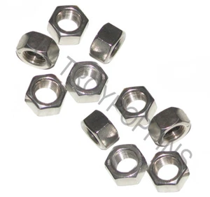 10PK-SS 1/2-20 TUERCAS HEXAGONALES HILO FINO ACERO INOXIDABLE 18-8 SUJETADORES DE HARDWARE PIEZA - Imagen 1 de 1