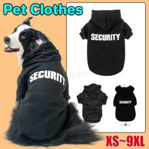 Security Hoodie Warm Winter Jumper Pet cat dog Clothing Warm Coat Jacket Jumper - Picture 1 of 21