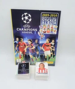 2009 2010 CHAMPIONS LEAGUE EMPTY ALBUM + FULL SET PANINI FIGUREs - Picture 1 of 1