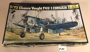F4 U-1 Corsair Chance Vought Plane Model Kit 1/72 Scale (P101), Heller - Picture 1 of 3