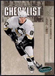 Lista de verificación del equipo Sidney Crosby 2005-06 Parkhurst Hockey #694 novato SP RC como nuevo - Imagen 1 de 2