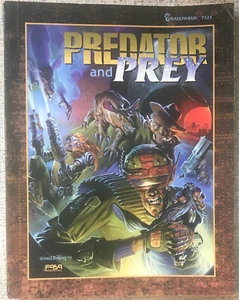 "PREDATOR AND PREY" 1998 1ST PB ED VG SHADOWRUN #7324 CLASSIC RPG - Picture 1 of 1