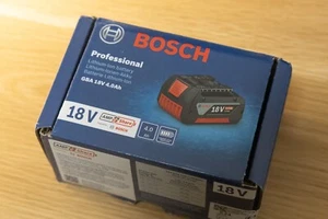 BRAND NEW OFFICIAL BOSCH PROFESSIONAL BLUE AMP SHARE GBA 18v 4.0 Ah BATTERY - Picture 1 of 3