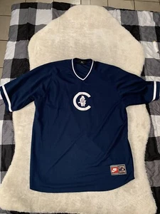 VTG 90s Nike Chicago Cubs 1914 Cooperstown Collection Jersey MLB Size XL - Picture 1 of 8