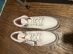 Size 18 - Jordan 3 Retro Mid White Cement Reimagined no box - Picture 1 of 6