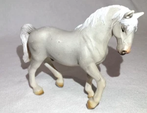 Schleich Stallion Stud Gray and White Horse Animal Figurine 2004 Plastic - Picture 1 of 10