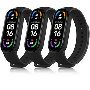 Mugust 3 Pack Correa Compatible con Xiaomi Mi Band 5 / Xiaomi Mi Band 6 / - Imagen 1 de 7