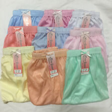 Women underwear vintage style nylon panties soft briefs LL size 3,6,12 pcs