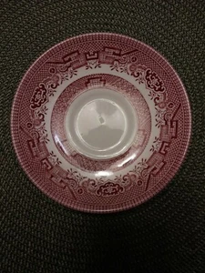 Churchill Willow Rosa (Pink) Staffordshire, England Saucer  - Picture 1 of 5