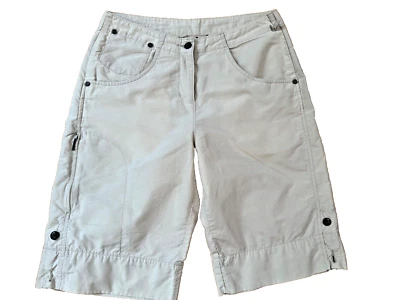 Bermudas para mujer Woolrich 3526 color piedra 4 elásticas algodón/nylon Foto 1 de 4