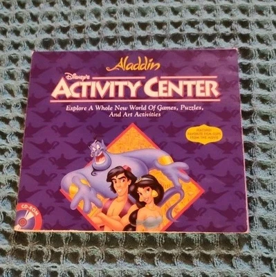 Disney's Activity Center Aladdin CD-Rom Mac or Win 1994 Walt Disney - Image 1 of 3