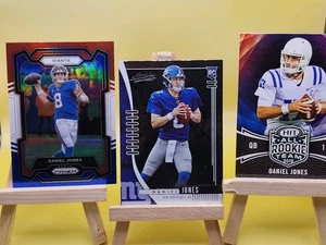 Daniel Jones x3 Unparalleled Rookie,Prizm Pink Lot Indianapolis Colts 2019 Score - Picture 1 of 1