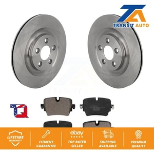 Rear Brake Rotor Ceramic Pad Kit For 19 Jaguar XJ With 325mm Diameter K8T-105766 - Picture 1 of 11