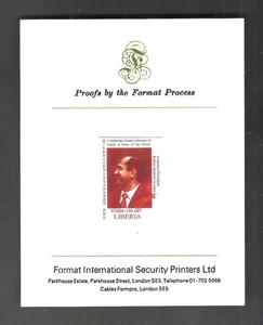 Liberia 1999 USA UN Summit Armenia President Robert Sedraki Kocharyan Proof MNH - Picture 1 of 2