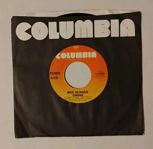 BOZ SCAGGS SIMONE/LOOK WHAT YOU'VE DONE TO ME 1980 45 rpm 7" Excellent Vinyl - Picture 1 of 6