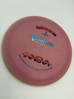INNOVA DISC GOLF CE CHAMPION EDITION VALKYRIE 169g Pink/sunset 3rd Run - Image 1 of 3