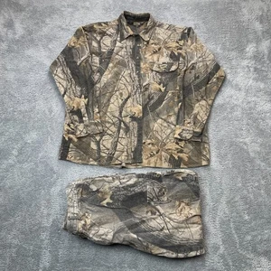 Spartan Suit Mens Extra Large Camo Shirt Pants Hunting Realtree Cotton Camping - Picture 1 of 19