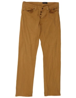 JECKERSON Mens Straight Casual Trousers W36 L35 Beige Cotton DZ06 - Image 1 of 4