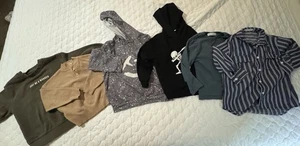 LOT of 6 BOYS Size 6 Sweater Pullover Hoodie Button Down ZARA SHEIN - Picture 1 of 10