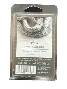 ⭐⭐⭐ Brand New Threshold Cozy Cashmere Wax Melts - 6 Count - Net WT 2 oz ⭐⭐⭐ - Picture 1 of 2