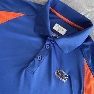 Chiliwear Florida Gators Polo Shirt Mens XL Orange Blue Golf - Picture 1 of 8