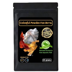 25g Colorful Powder for Betta Fish Natural Catappa Leaf Extract Healthy Care - Picture 1 of 9