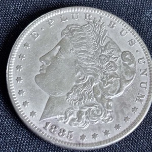1885 Morgan Silver Dollar Great Condition no Mint Mark - Picture 1 of 3