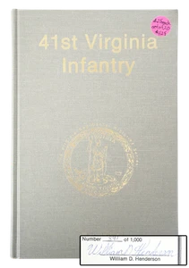 41st Virginia Infantry (First Edition, Signed and Numbered) - Picture 1 of 3