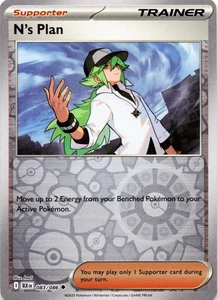 N's Plan 083/086 - REVERSE HOLO - SV: Black Bolt - NM - Picture 1 of 2