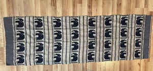 THAILAND VINTAGE ELEPHANT CLOTH 79" X 34" - Picture 1 of 5
