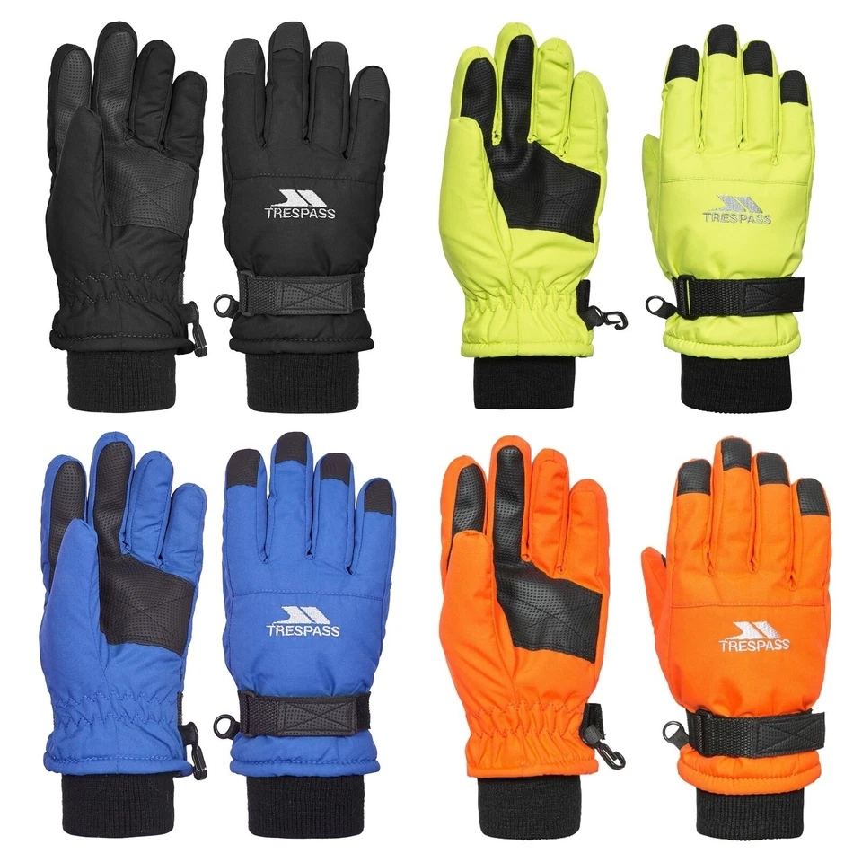 Trespass Unisex Kinder Skihandschuhe wasserabweisend und leicht gepolstert Ruri II