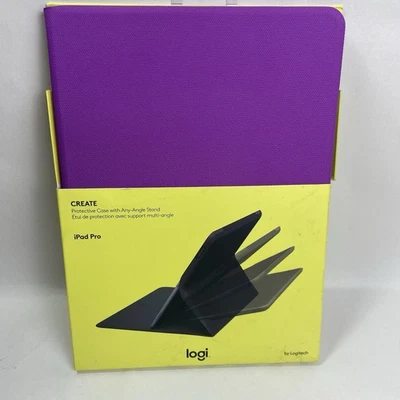 Logitech Create Protective Case w/ Stand for 12.9-Inch Apple iPad Pro 1 Purple - Image 1 of 3