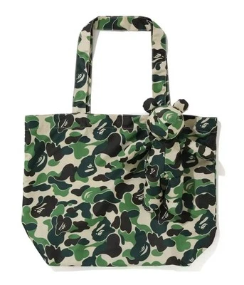 Bolso de Mano Embalable BAPE ABC Camo Bear Eco S "Camuflaje Verde" Nuevo Foto 1 de 4