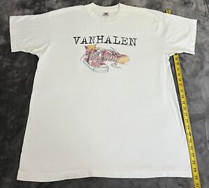 Vintage Van Halen 1993 Right Here Right Now World Tour Shirt Men XXL Single Stit