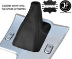 BLACK STITCH TOP GRAIN LEATHER MANUAL GEAR GAITER FITS CHRYSLER CROSSFIRE 03-08