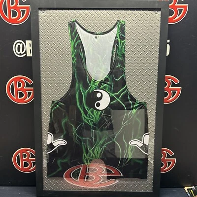 Rob Van Dam RVD Autographed WWE ECW FRAMED Singlet Attire Signed Beckett BAS - Image 1 of 3