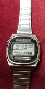 Citizen Chronograph Dual Time Uhrgebraucht Glas Sprung, Kalender, Batterie ok - Bild 1 von 13