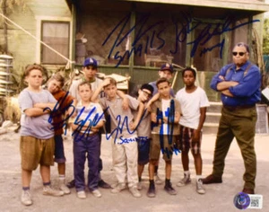The Sandlot Autographed 8x10 Outside Photo w/7 Actors -Beckett W Hologram *Blue - Picture 1 of 11
