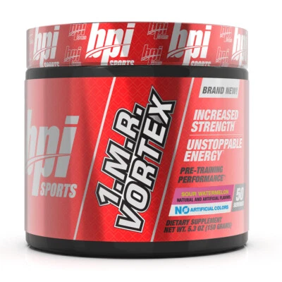 BPI Sports 1.M.R Vortex Sour Watermelon: Pre-Workout Powder 50srv + FREE SAMPLE