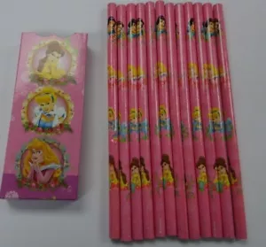 Paquete de 12 lápices Princesa Disney ROSA HB - Bolso de Fiesta Ideal Relleno - Imagen 1 de 1