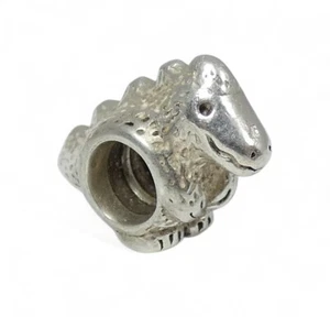 Genuine Pandora Sterling Silver Dinosaur Bracelet Charm 790407 Retired 925 - Picture 1 of 7