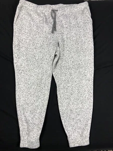 LL Bean leichte Pullover Fleece Jogginghose grau gesprenkelt Damen Plus 3X - Bild 1 von 10