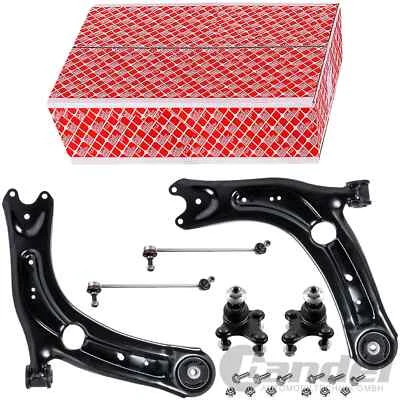 FEBI FRONT WISHBONE + COUPLING ROD fits VW TOURAN 5T1 PASSAT B8 AUDI Q3 - Image 1 of 4