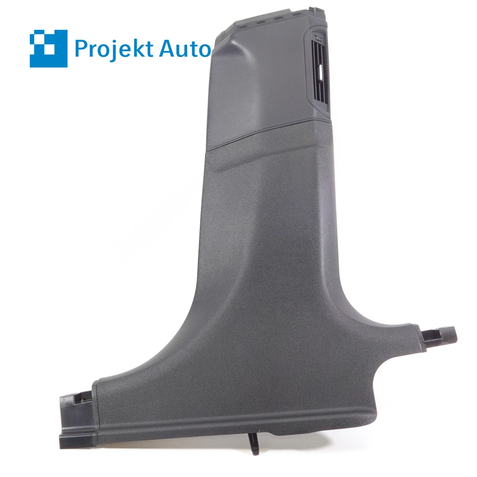 13-15 原始设备制造商宝马右 B 支柱装饰带通风黑色 Nappa 7 系列 7340684 F01 F02 — 第 1/4 张图片