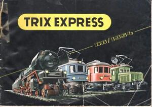 Trix Express TE Spur H0 Französischer / Belgischer Katalog 1954 Hauptkatalog '54