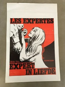 1971 Sexploitation Film Movie Poster ”LES EXPERTES / EXPERT IN LIEFDE” - Picture 1 of 6