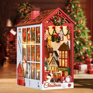 Rolife DIY Book Nook Kit for Adults 3D Wooden Puzzle Dollhouse Miniature House - Picture 1 of 6