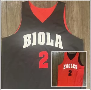 Biola University Basketball Reversible Jersey Pro Look Sports Red / Black XXL. - Picture 1 of 9