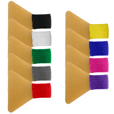 10 x Stiftschlaufe - versch. Farben - Stifthalter - Pen Loop selbstklebend - Bild 1 von 2